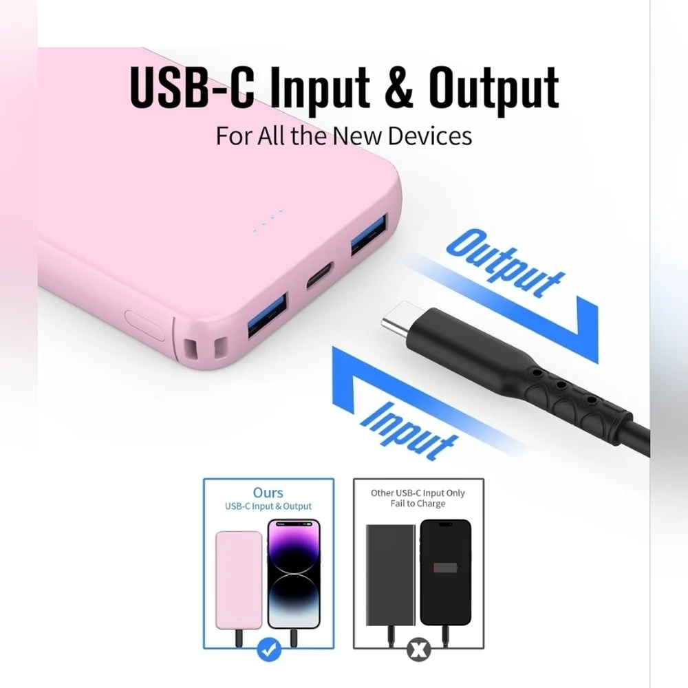 Universal Pink Power Bank